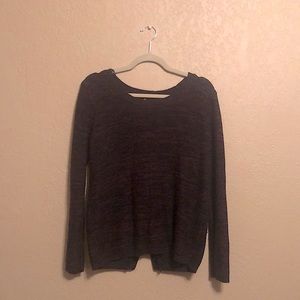 Black + Purple Marble Sweater